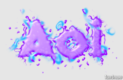 Aoi Text effect