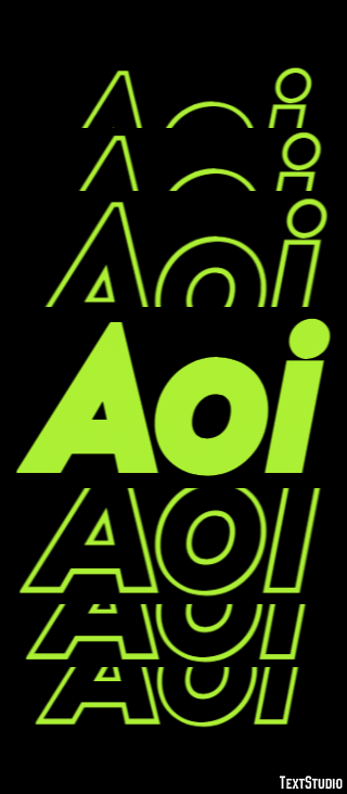 Aoi Text Effect