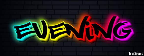 Evening Text Effect