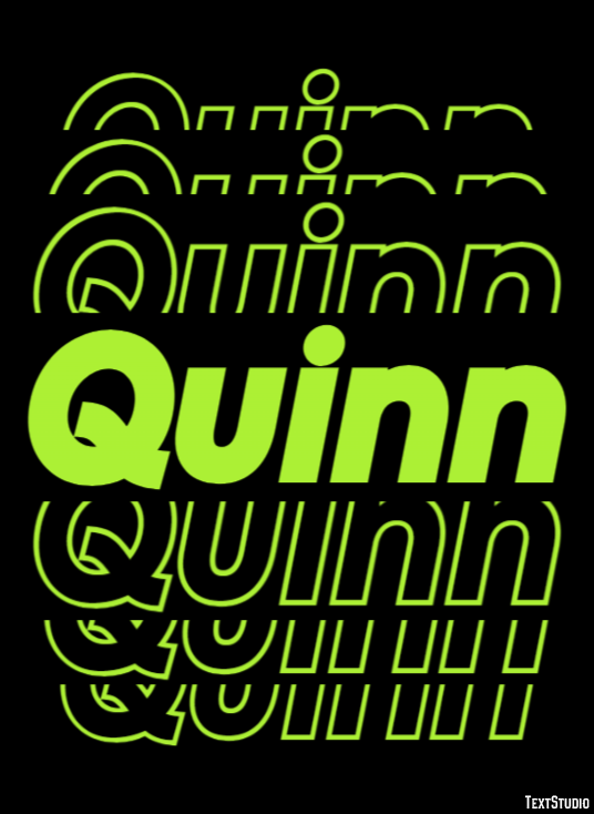 Quinn Efekt tekstowy