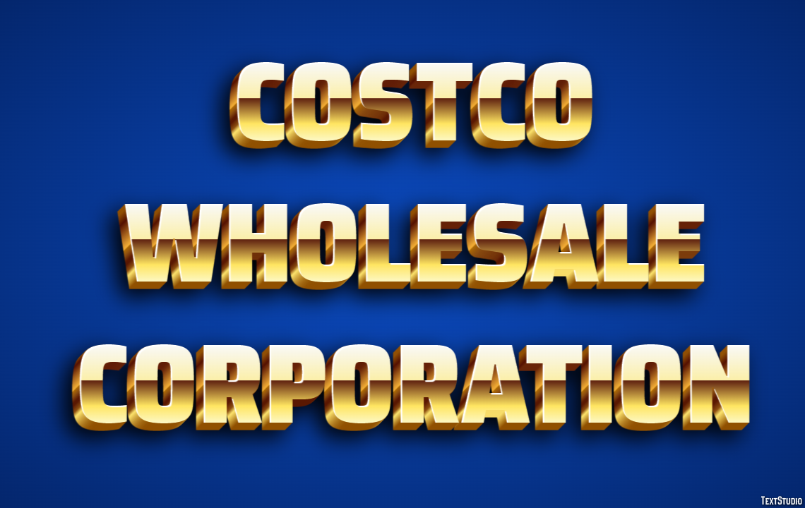 Costco Wholesale Corporation Texteffekt