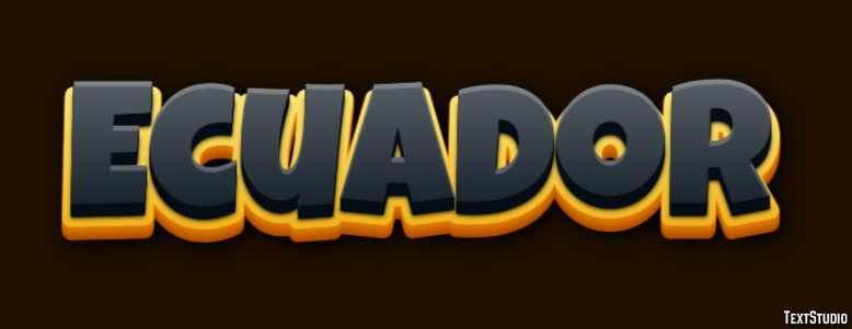 Ecuador Effetto testo