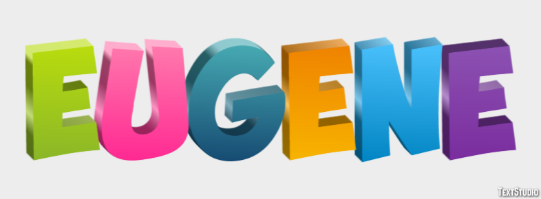 Eugene Efekt tekstowy