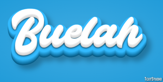 Buelah Text effect