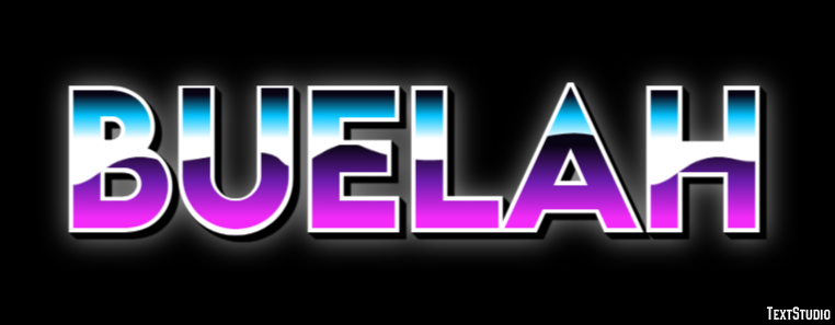 Buelah Text effect