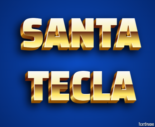 Santa Tecla Efekt tekstowy