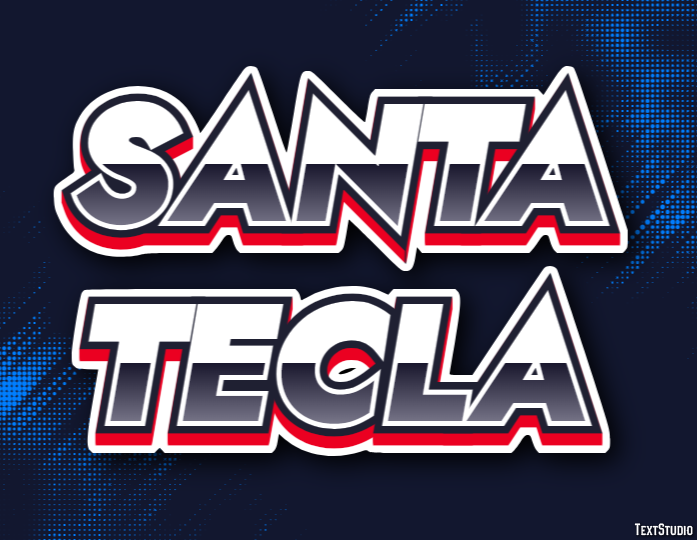 Santa Tecla Efekt tekstowy