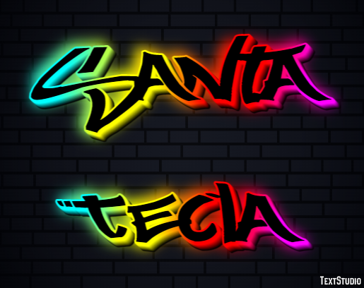 Santa Tecla Efekt tekstowy
