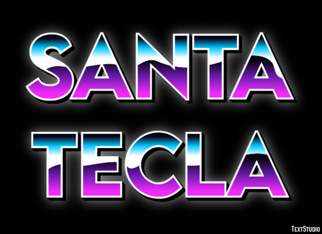Santa Tecla Efekt tekstowy
