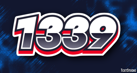1339 Text effect