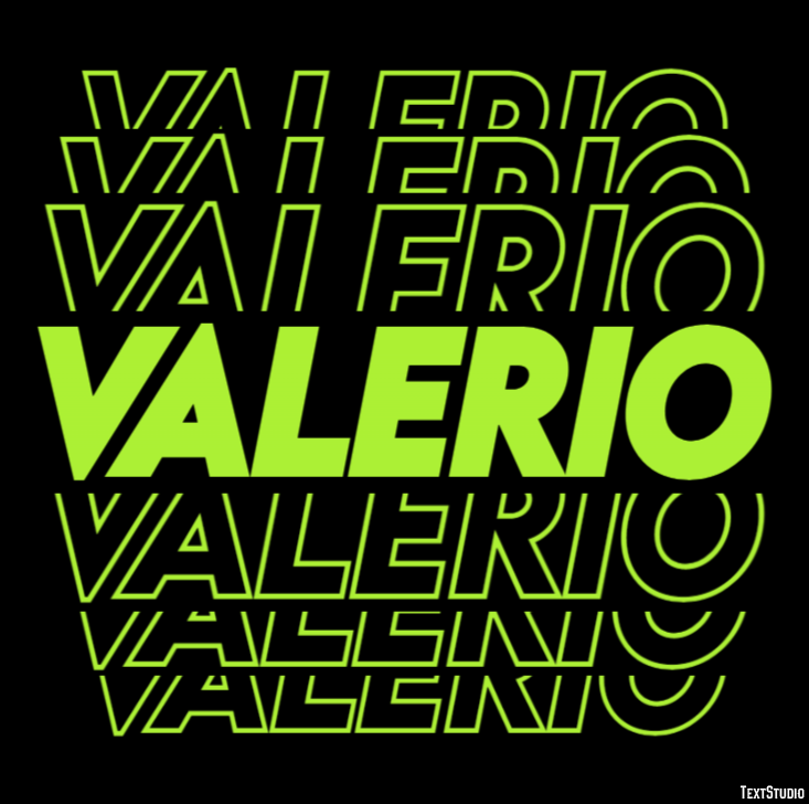Valerio Efekt tekstowy