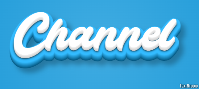Channel Text Effect