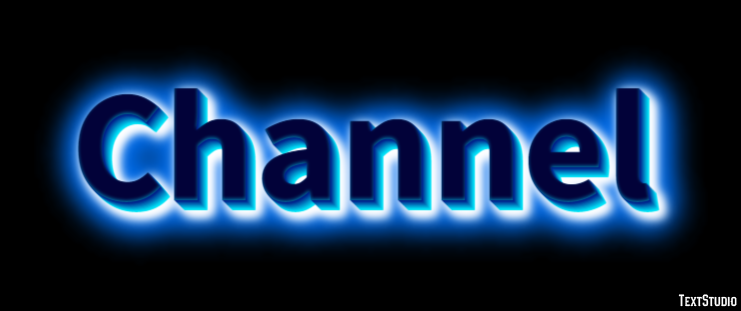 Channel Text Effect