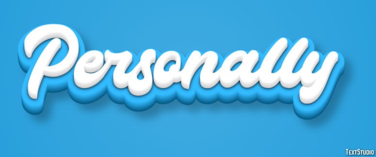 Personally Text Effect