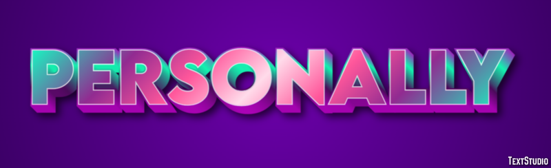 Personally Text Effect