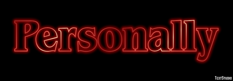 Personally Text Effect