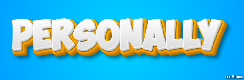 Personally Text Effect