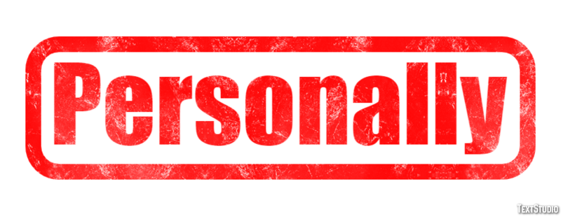 Personally Text Effect