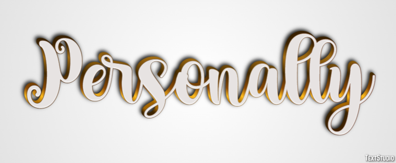 Personally Text Effect
