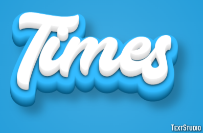 Times Efecto de Texto