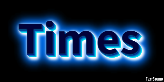 Times Efecto de Texto