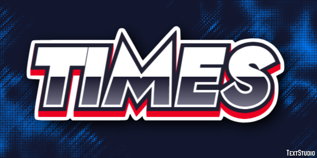 Times Efecto de Texto
