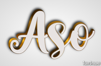 Aso Texteffekt