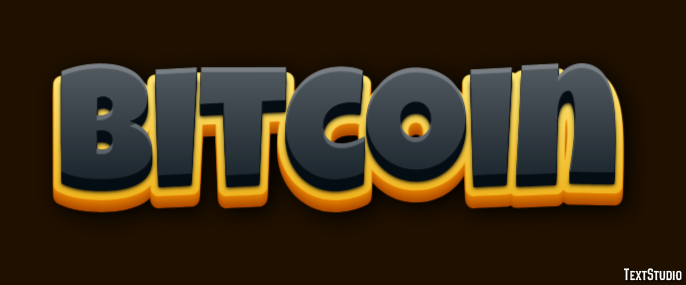 Bitcoin Text effect