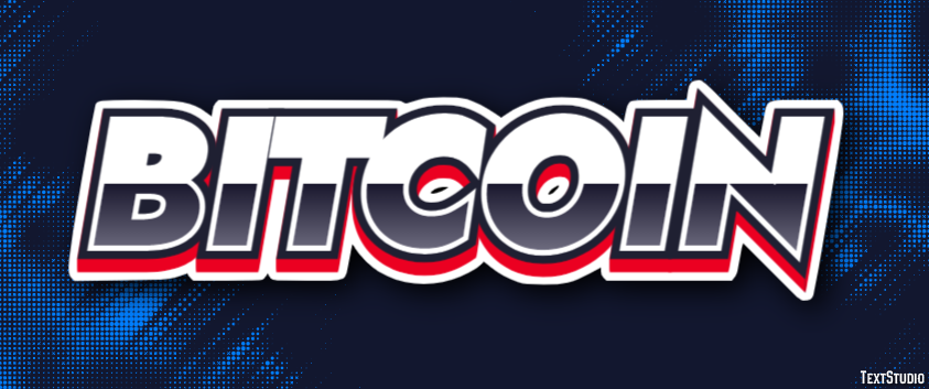 Bitcoin Text effect