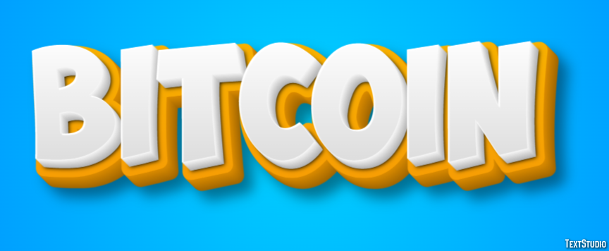Bitcoin Texteffekt