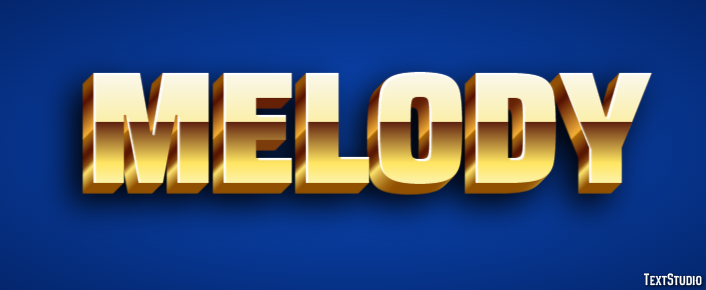 Melody Efekt tekstowy