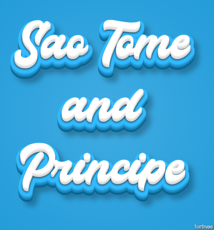 Sao Tome and Principe Text Effect