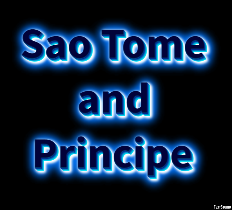 Sao Tome and Principe Text Effect