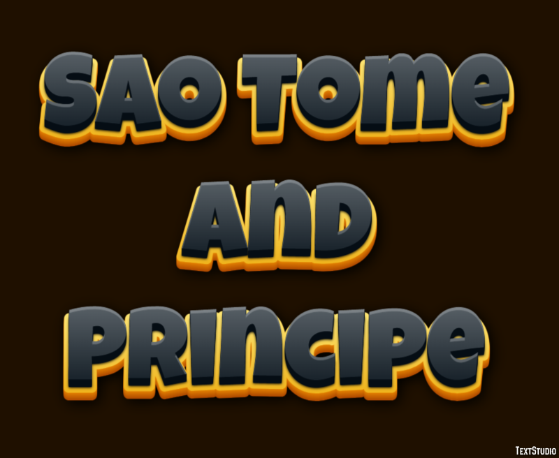 Sao Tome and Principe Text effect