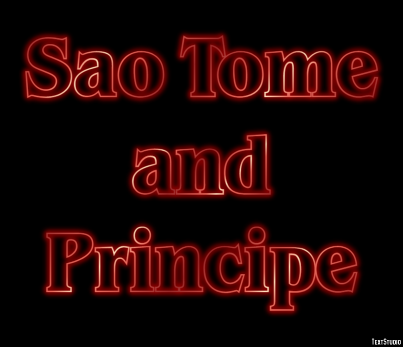 Sao Tome and Principe Text effect