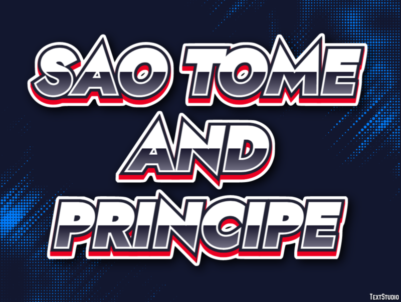 Sao Tome and Principe Text effect