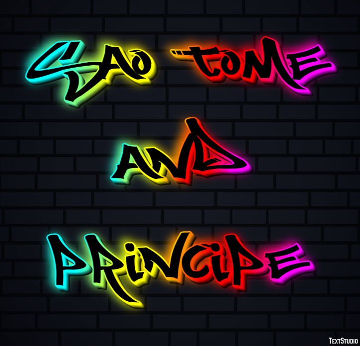 Sao Tome and Principe Text Effect