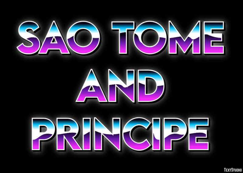 Sao Tome and Principe Text effect