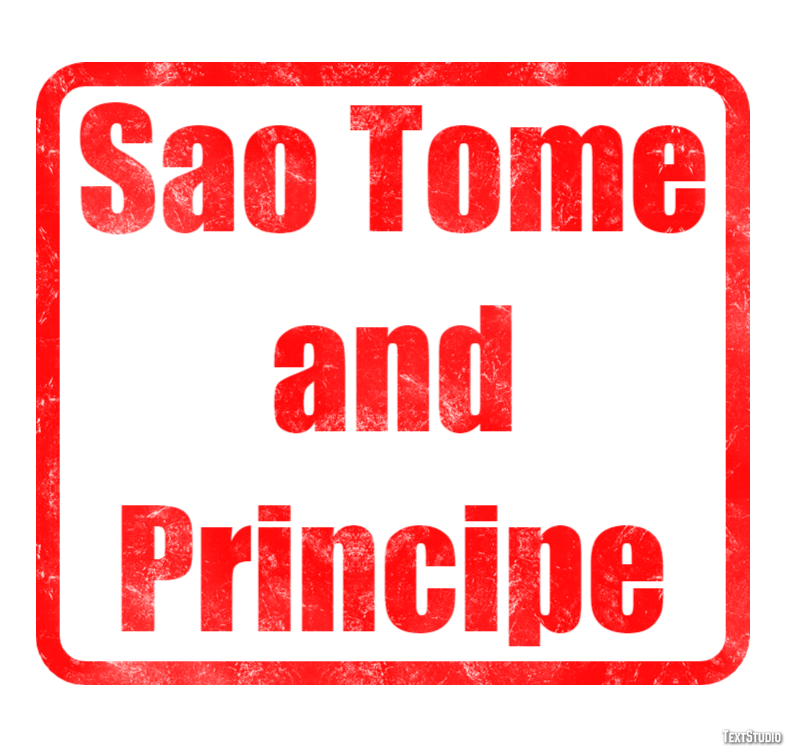 Sao Tome and Principe Text effect