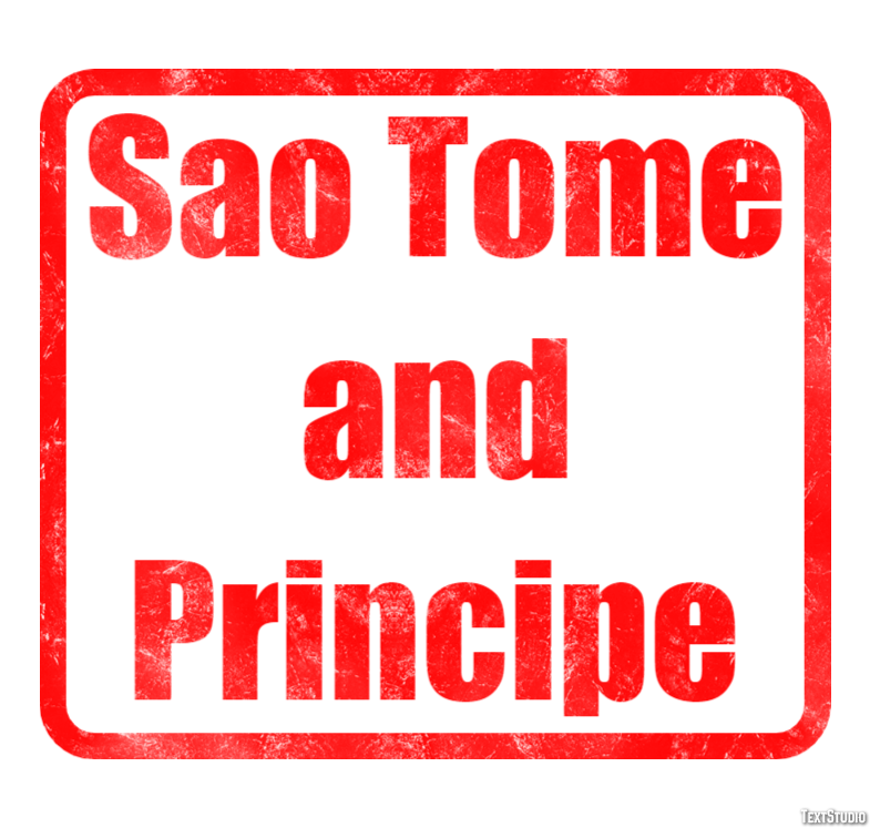 Sao Tome and Principe Text Effect