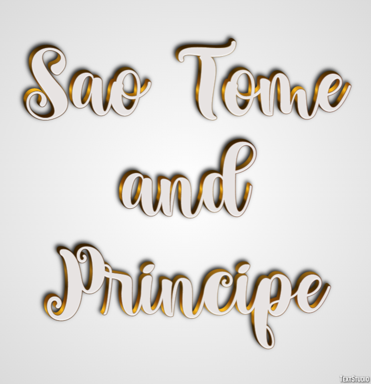Sao Tome and Principe Text effect