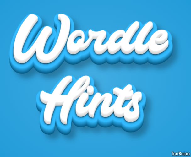 Wordle Hints Effet de Texte