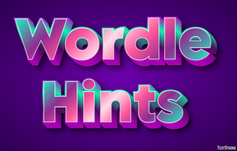 Wordle Hints Effet de Texte