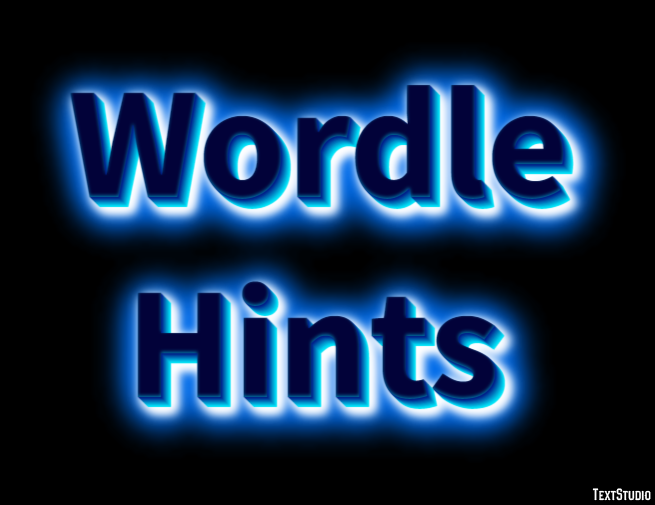 Wordle Hints Effet de Texte