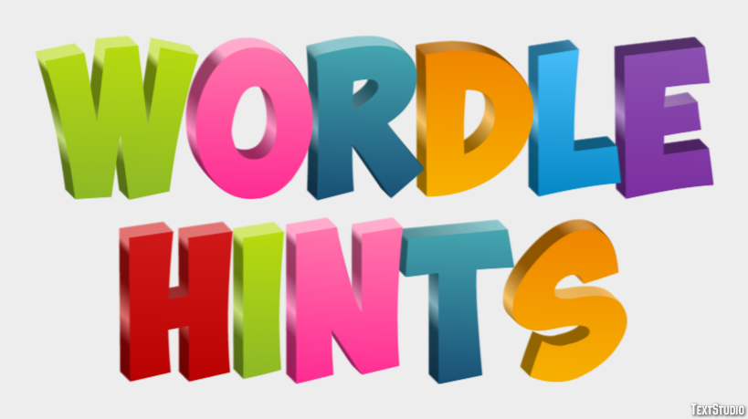 Wordle Hints Effet de Texte