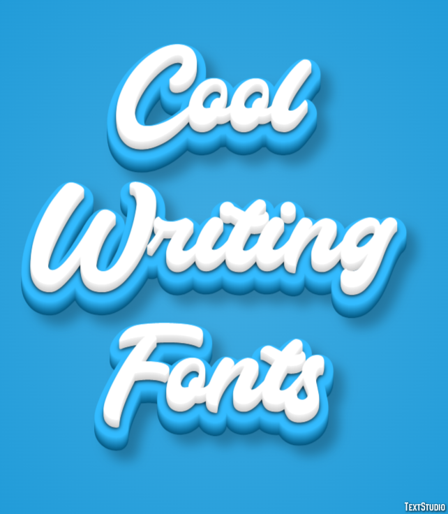 Cool Writing Fonts テキスト効果