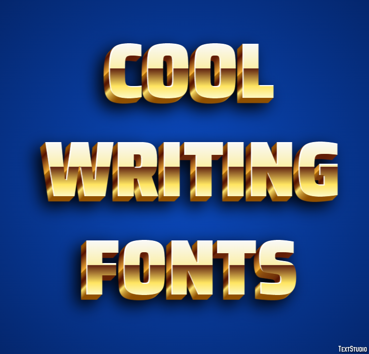 Cool Writing Fonts テキスト効果