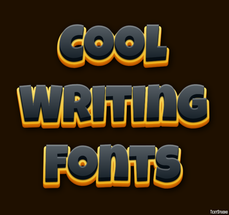Cool Writing Fonts テキスト効果