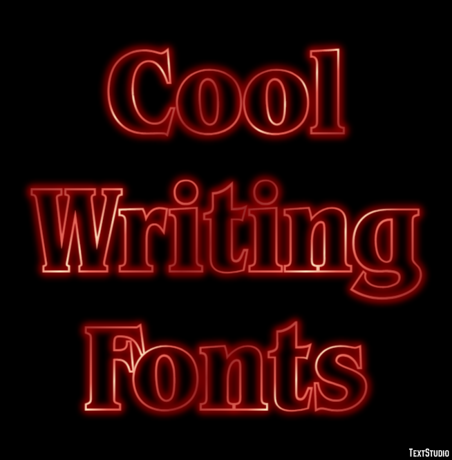 Cool Writing Fonts テキスト効果
