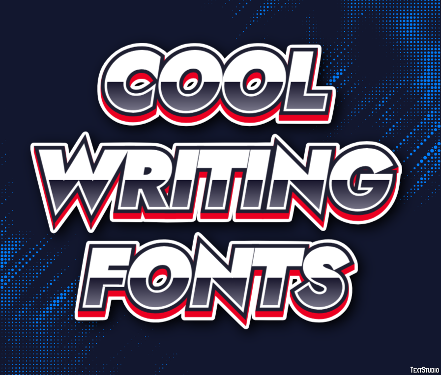 Cool Writing Fonts テキスト効果